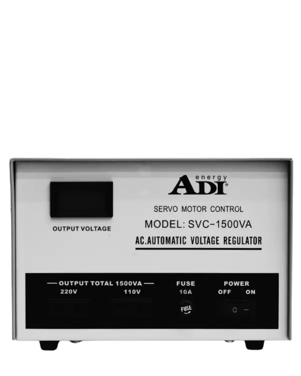 ADI SVC-1500VA/1PHASE SERVO TYPE AVR - Image 2