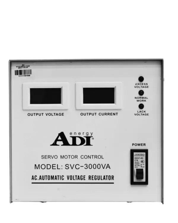 ADI SVC-3000VA/1PHASE SERVO TYPE AVR - Image 2