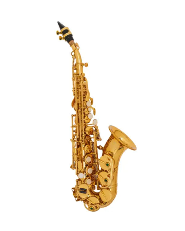 ADI SP801LC SOPRANO SAX CURVED GOLD LACQUER