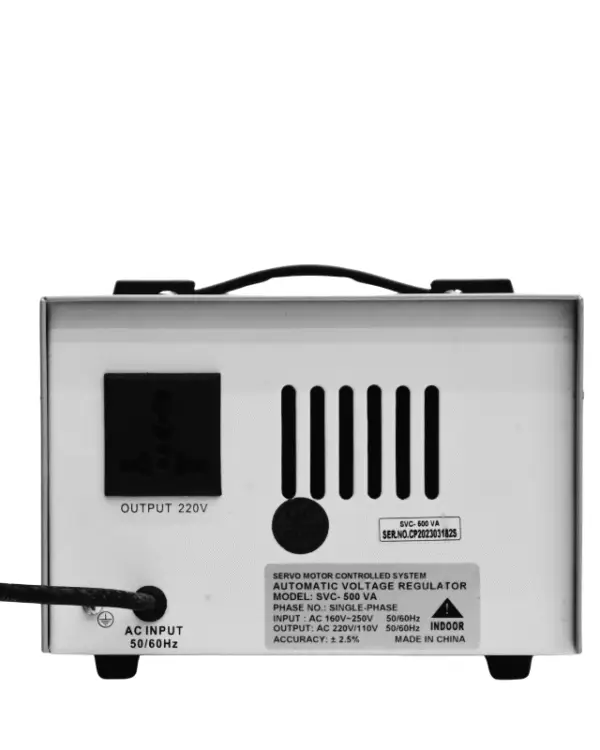 ADI SVC-500VA/1PHASE SERVO TYPE AVR - Image 3